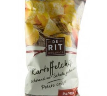 Chipsuri bio de cartofi cu ardei, 125 gr De Rit