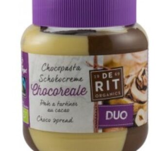 crema bio de ciocolata DUO, 350 g De Rit Chocoreale