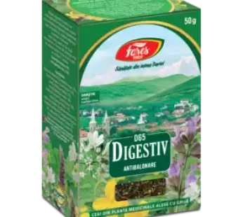Digestiv Antibalonare, D65, ceai 50g – Fares