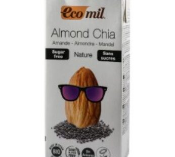 Bautura BIO de migdale cu chia, fara zahar, 1L Ecomil