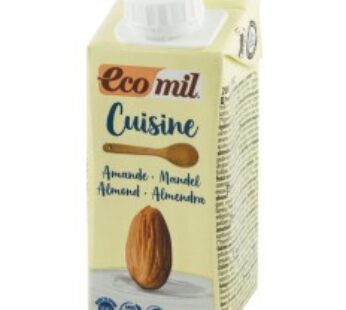 Crema vegetala bio din migdale, pentru gatit, 200 ml ECOMIL CUISINE