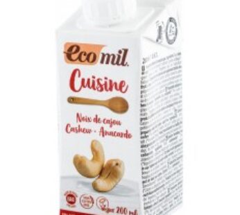 CREMA VEGETALA BIO PENTRU GATIT DIN CAJU, 200 ML ECOMIL CUISINE