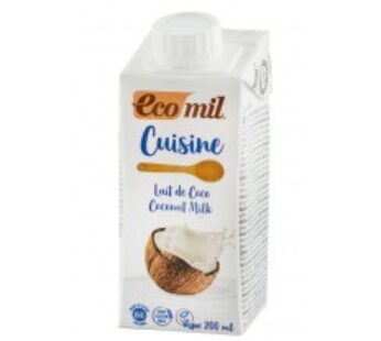 Crema vegetala Bio pentru gatit pe baza de cocos, 200 ml ECOMIL CUISINE