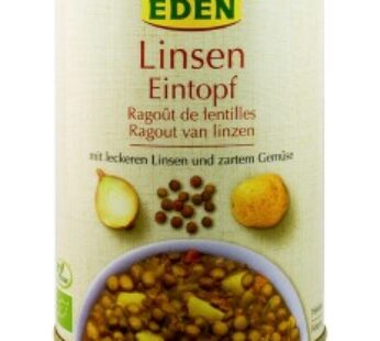 Mancare bio de linte, 560g Eden