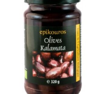 Epikouros – Masline bio Kalamata in saramura, 320g