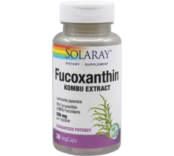 Fucoxanthin, Solaray, 30 cps – Secom
