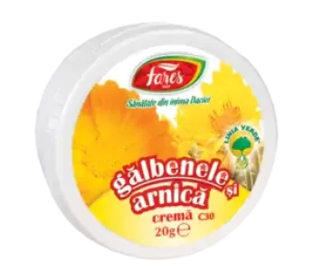 Gălbenele și arnică, C30, cremă 20g – Fares