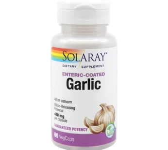 Garlic (Usturoi) 480mg, Solaray, 60 cps – Secom