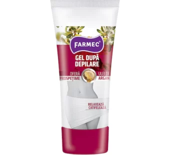 Gel dupa depilare Farmec, Ulei de argan, 100 ml