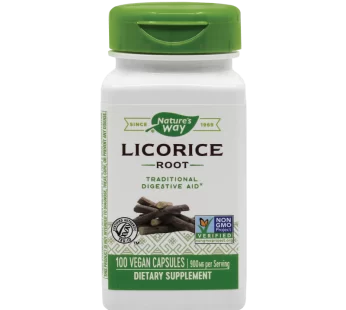 Licorice 450mg , Nature’s Way, 100 cps – Secom