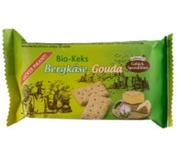 Biscuiti bio cu branza de munte Gouda, 100g LIEBHART’S
