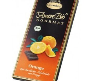 Ciocolata amaruie cu portocale, 55% cacao, 100 g LIEBHART’S AMORE BIO