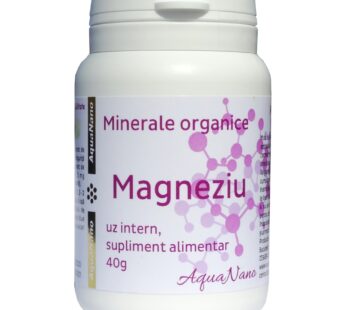 Magneziu organic, pulbere 40g – Aghoras