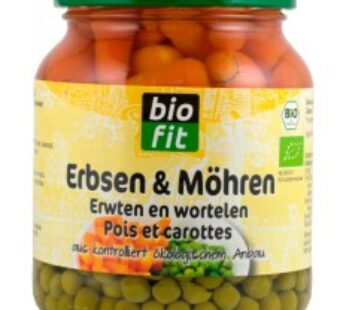 Mazare si morcovi BIO, 340gr/220gr, Bio Fit