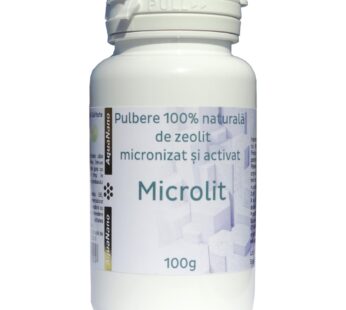Zeolit Micronizat si Activat Aquanano-Microlit, 100g, Aghoras