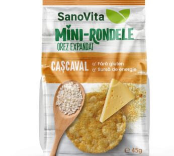 Mini-Rondele cu cascaval, 45g – SanoVita