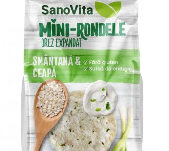 Mini-Rondele cu smantana si ceapa, 45g – SanoVita