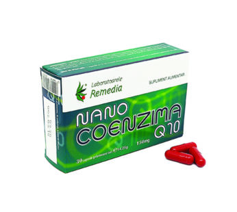 NanoCoenzima Q10 150mg, – 30cps. – Laboratoarele Remedia