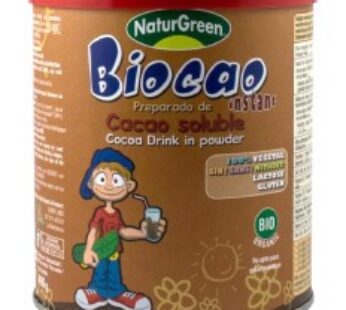 Biocao, pudra BIO de cacao instant, 400g NATUR GREEN