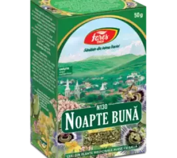 Noapte bună (sedativ), N130, ceai 50g – Fares