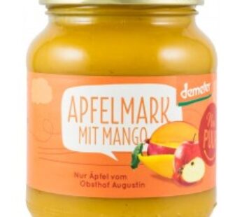 Piure bio de mere cu mango, 360 g Nur PUUR