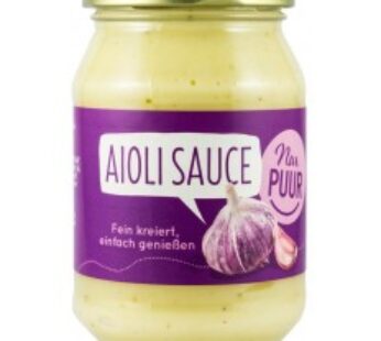 Sos cu usturoi bio, 250ml Nur PUUR