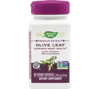 Olive Leaf 20% SE, Nature’s Way, 60 cps – Secom
