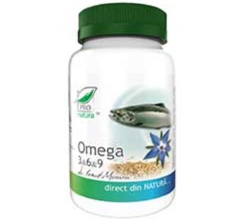 Omega 3 6 9, 40cps uleioase – Pro Natura