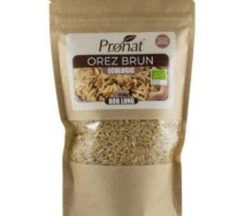 Orez brun bio, bob lung 350 g