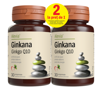 Ginkana Ginkgo Q10, 30+30cp – Alevia