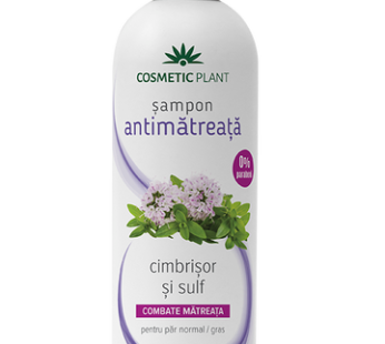 Șampon antimătreață cu cimbrișor și sulf, 400 ml – Cosmetic Plant