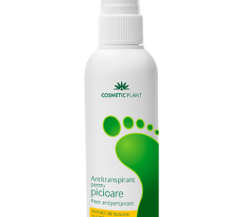 Loţiune antitranspirantă pentru picioare cu extract de busuioc și cimbru, 100 ml – Cosmetic Plant