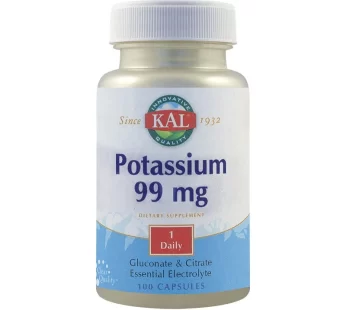 Potassium 99mg, KAL, 100 cps – Secom