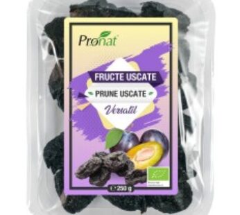 Prune Bio uscate, fara samburi, 250 g