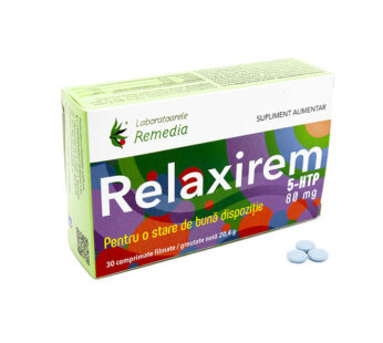 Relaxirem 5-HTP, 30 comprimate – Laboratoarele Remedia