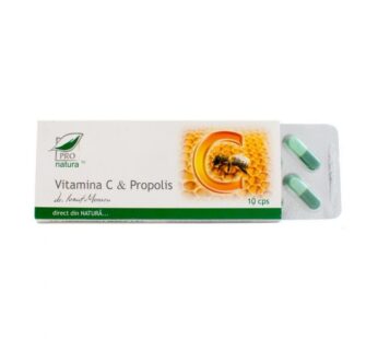 Vitamina C & Propolis, 10cps – Pro Natura