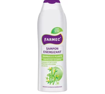 Sampon Energizant Bambus si 5 plante 400 ml, Farmec