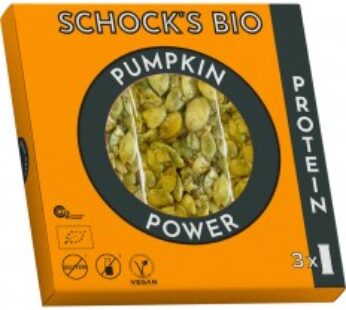 Batoane BIO crocante cu seminte de dovleac 3×25 g Schock’s