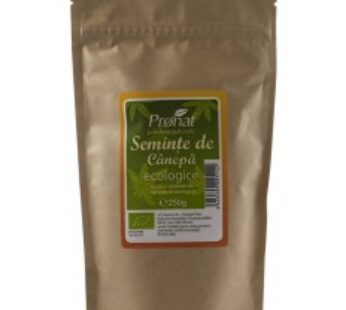 Seminte de canepa BIO decorticate, 250g