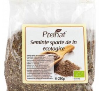 Seminte de in sparte – Bio, 250 g