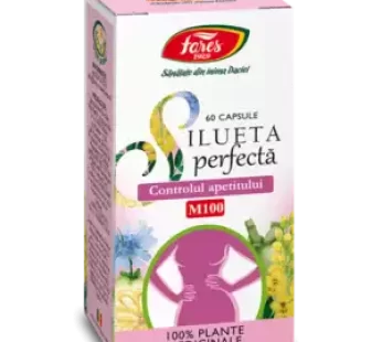 Silueta perfectă – controlul apetitului, M100, 60 capsule – Fares