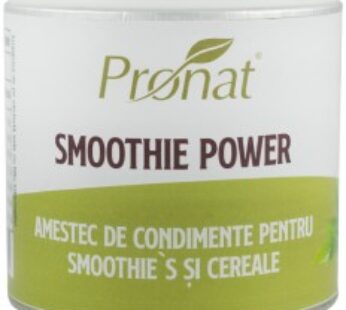 SMOOTHIE POWER, AMESTEC DE CONDIMENTE PENTRU SMOOTHIES SI CEREALE, 70G