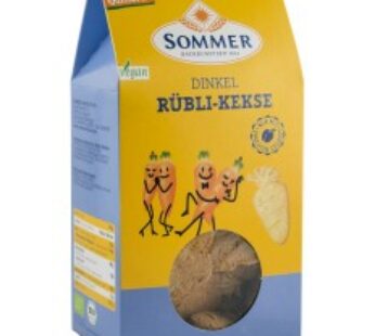 Biscuiti bio din grau spelta fara zahar, cu morcovi, Demeter 150 gr SOMMER