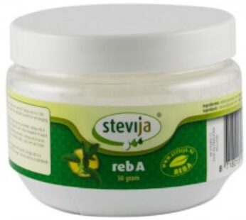 STEVIJA reb A – Indulcitor pudra din stevie, foarte concentrat, 50 g