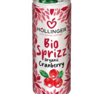 Suc de merisoare Bio Hollinger,  250 ml, Carbogazos HOLLINGER
