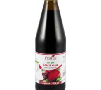 Suc de sfecla rosie, 100%, bio, 330 ml Medicura