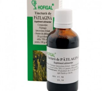 Tinctura de patlagina, 50ml – Hofigal