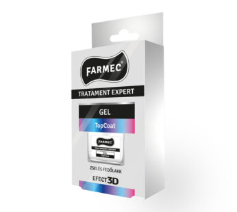 Tratament expert Farmec top coat gel cu efect 3D, 11 ml