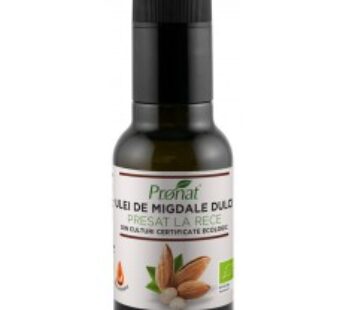Ulei BIO de migdale dulci presat la rece, 100ml