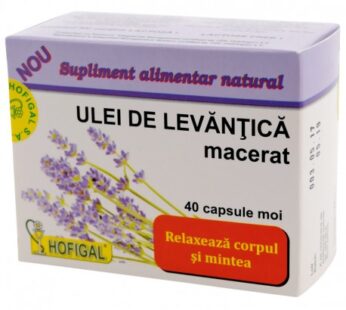 Ulei de Levantica macerat, 40 capsule moi – Hofigal